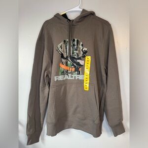 NWT Realtree Brown Hoodie with Dog Design